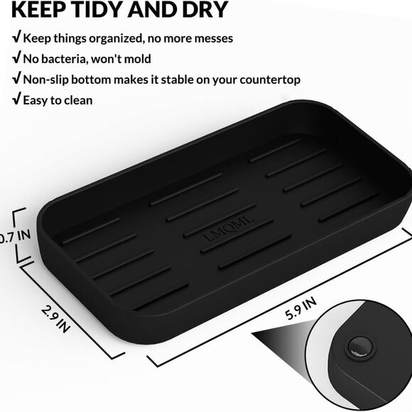 Soap Dispenser 2 Pack, Antique Design Thick Glass Hand‎ Soap Dispensers - Picture 4 of 7